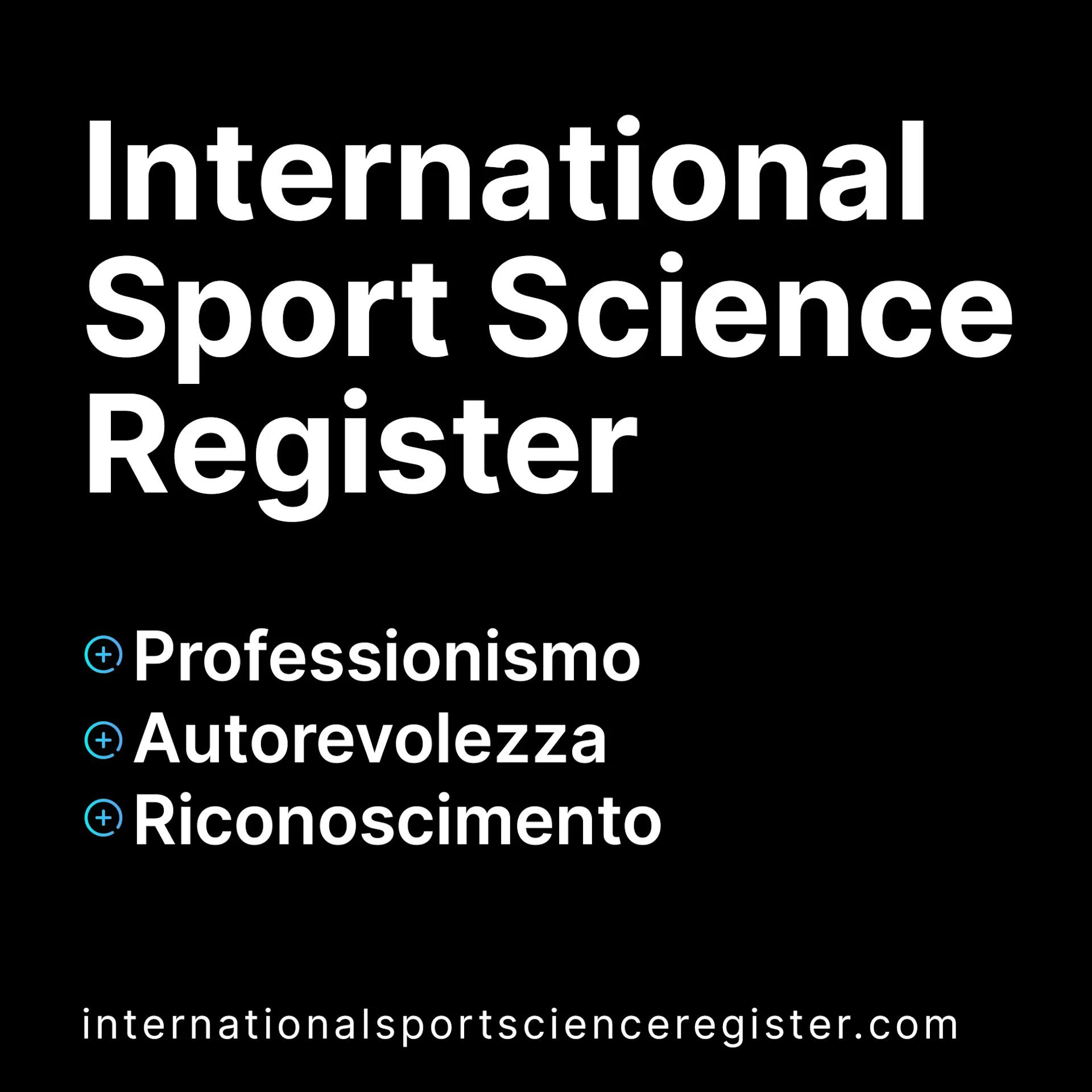 International Sport Science Register