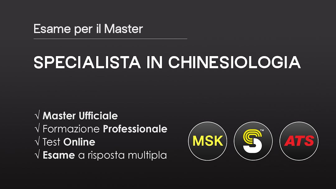 Master Specialista in Chinesiologia