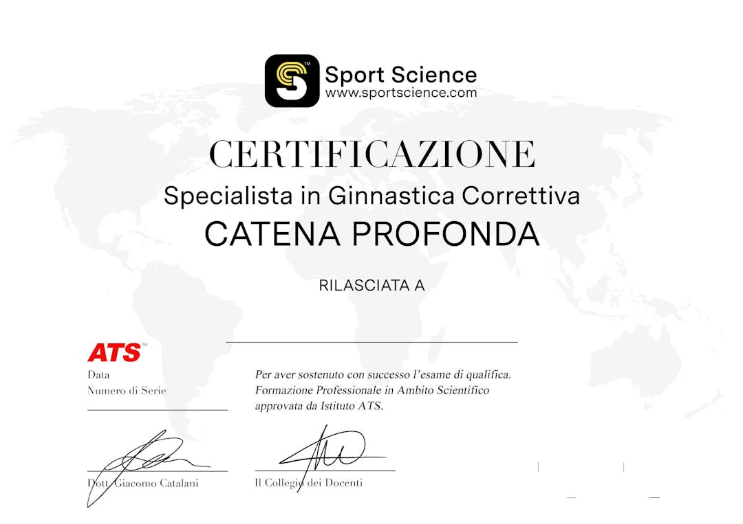 Specialista in Ginnastica Correttiva - Catena Profonda
