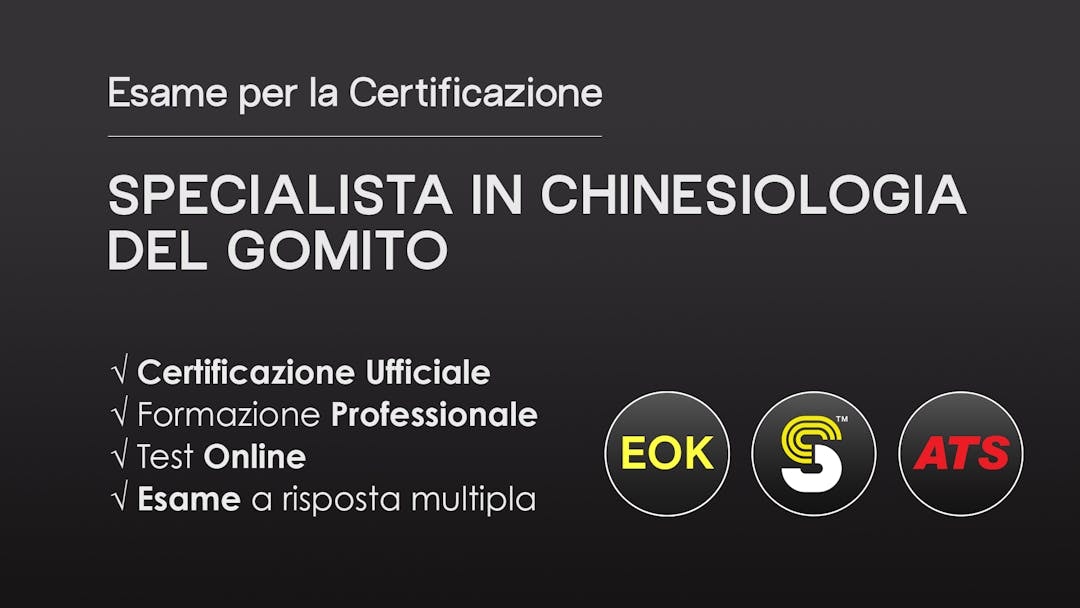 Certificazione Specialista in Chinesiologia - GOMITO